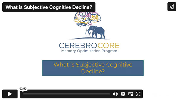 What is Subjective Cognitive Decline screenshot