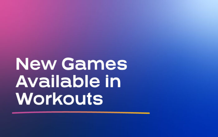 new games available in workout